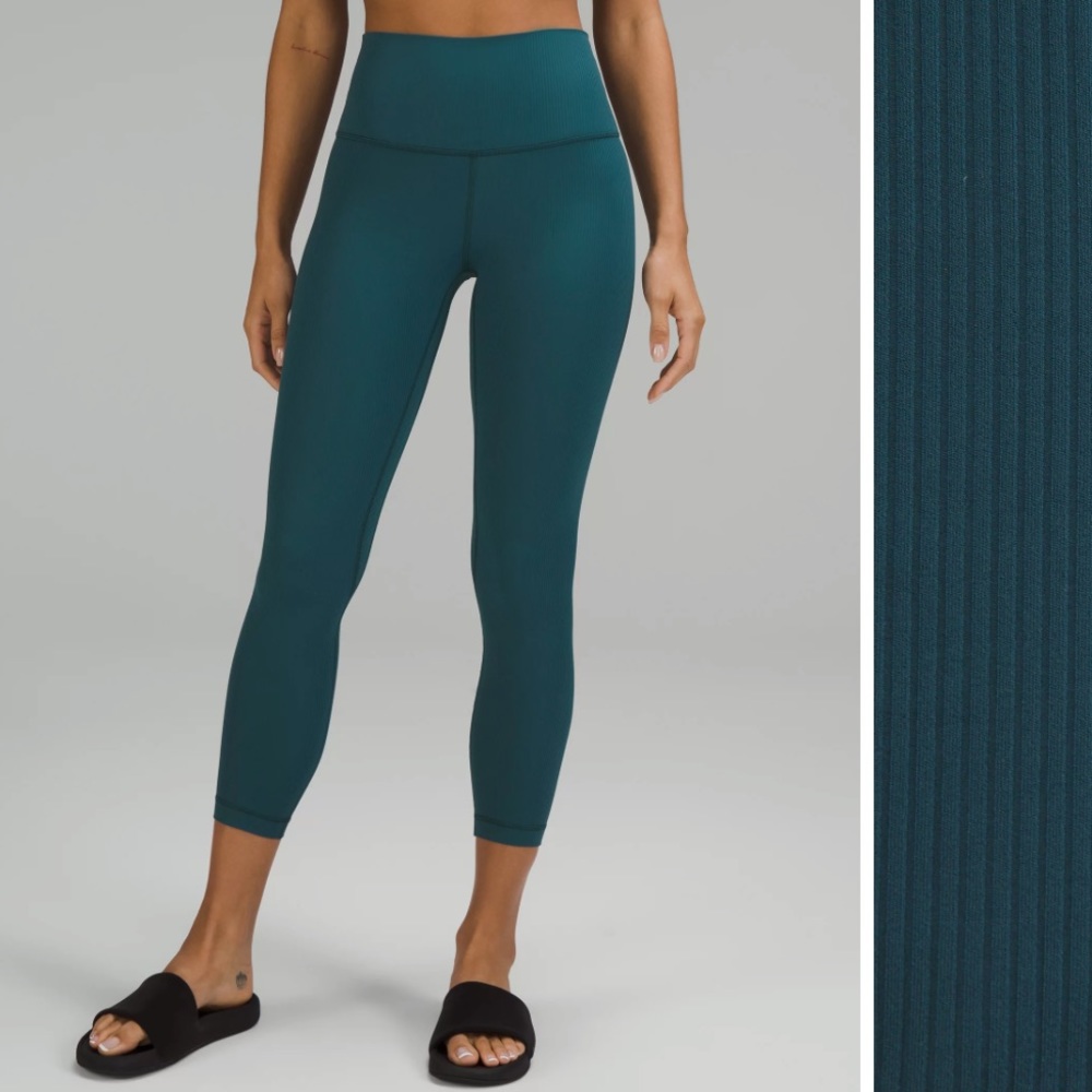 Ribbed Lululemon Align leggings 25”
